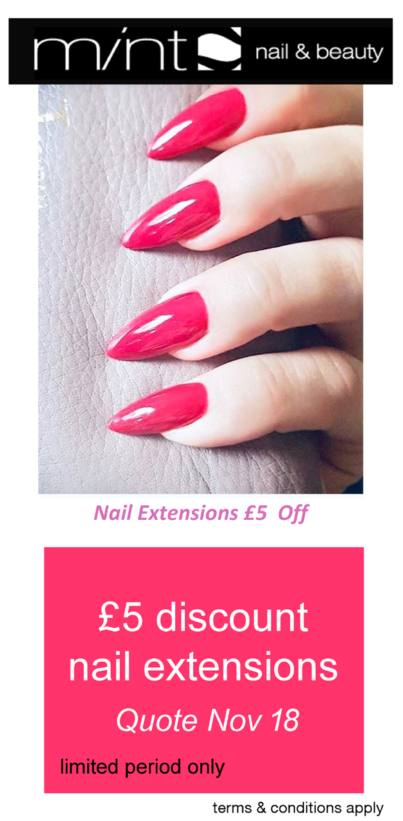 nail_extensions_offer_2018 Mint Nail & Beauty Salon Wakefield